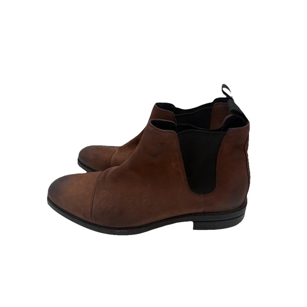Cole Haan Wagner Grand Chelsea Boots‎ Men's Size 12 M Brown Leather Waterproof